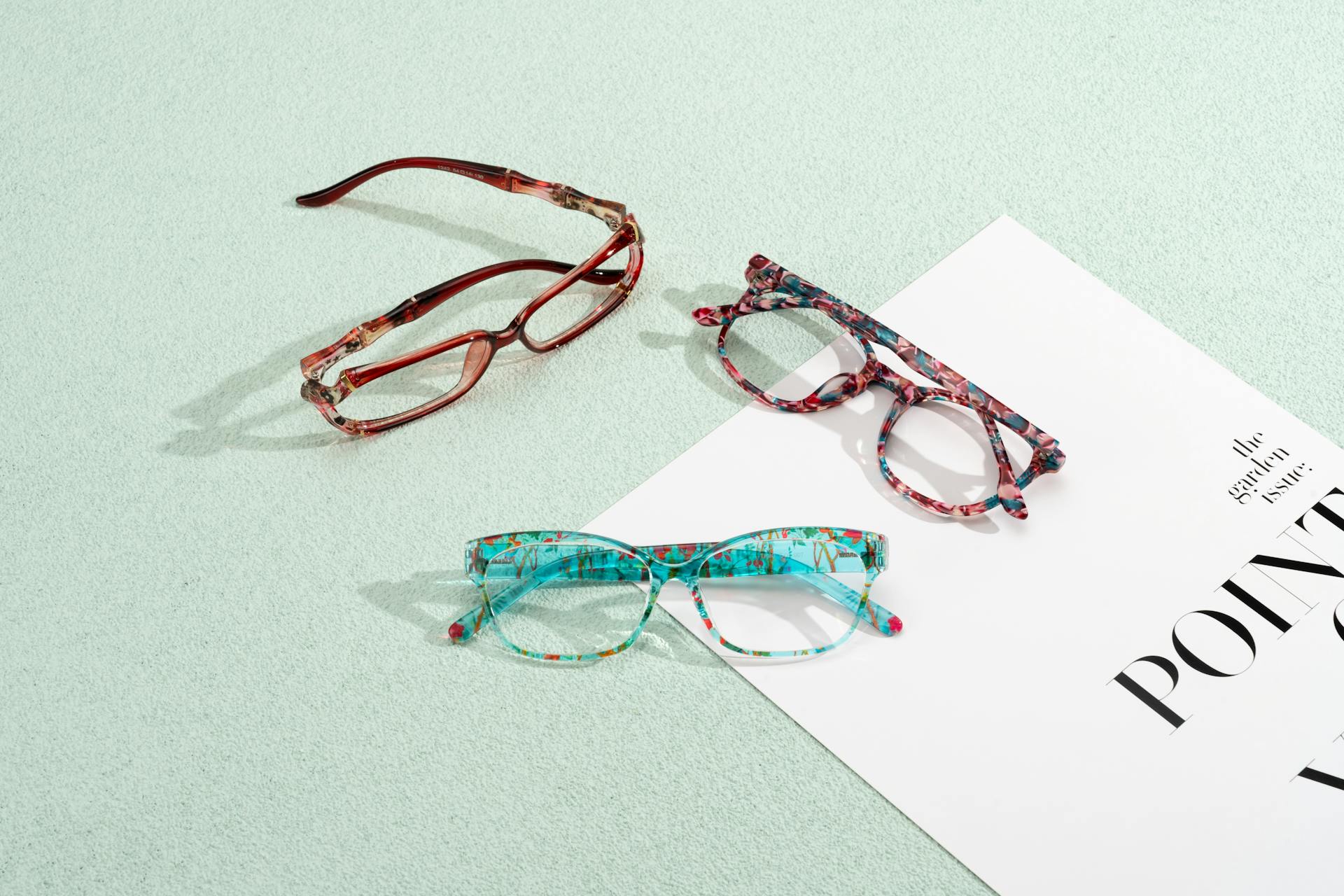 Artisan acetate eyewear frame detail